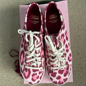 Kate spade pink leopard keds